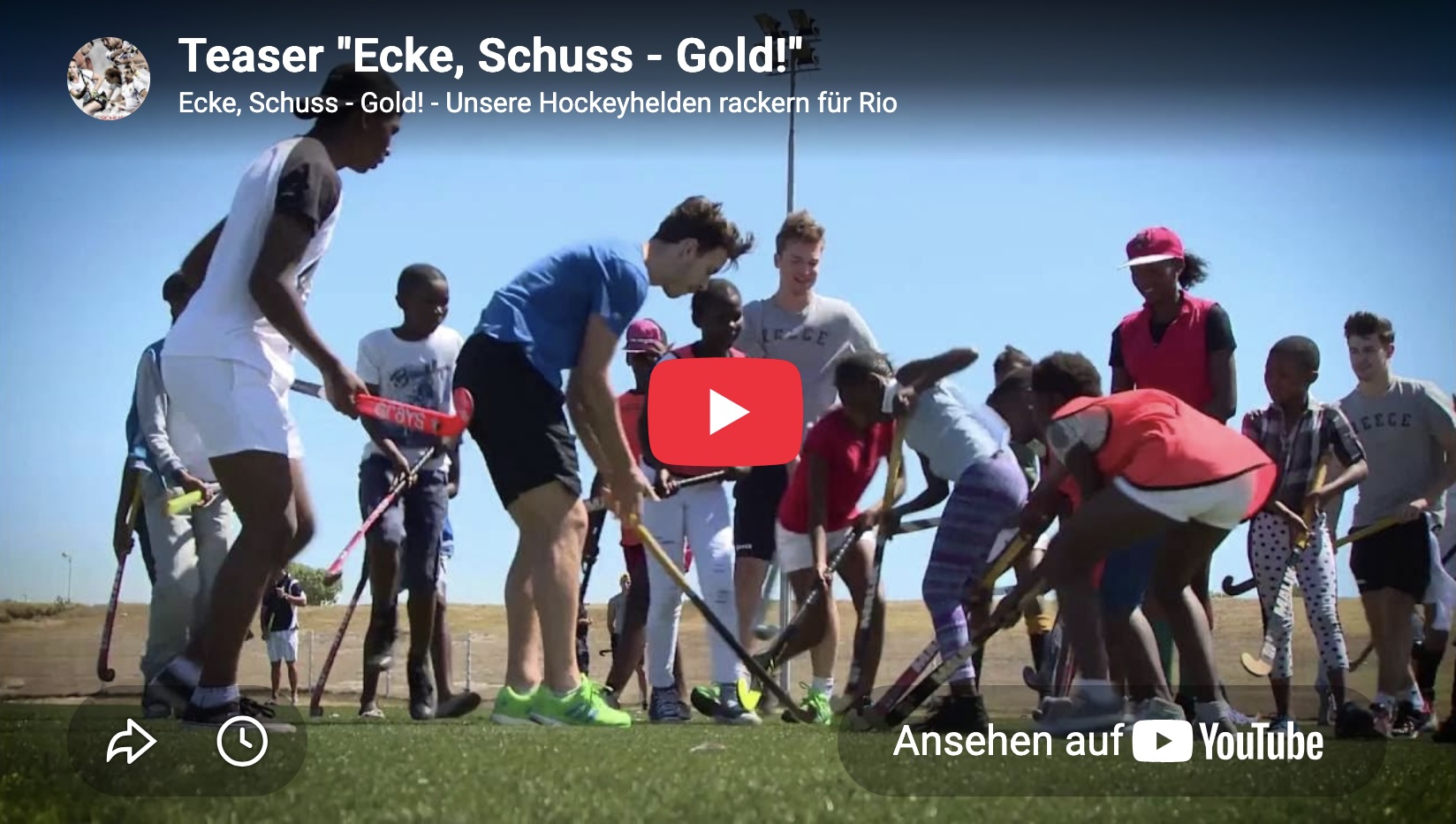 Die Hockeyhelden im Spiel